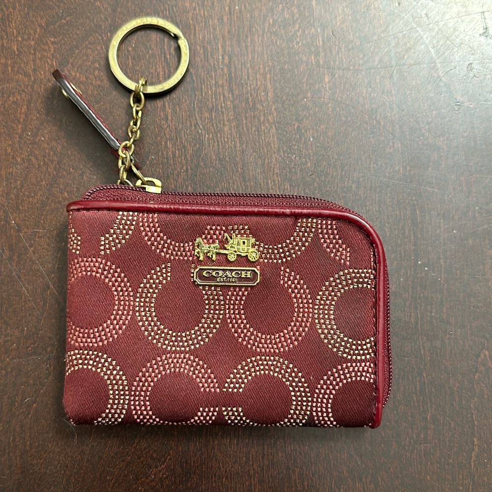 Coach Small keyring wallet